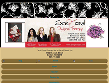 Tablet Screenshot of exceptionalpt.com